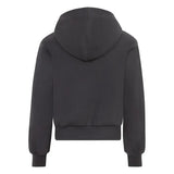 Converse Girls Retro Varsity Pull Over Hoodie In Dark Matter