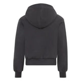 Converse Girls Retro Varsity Pull Over Hoodie In Dark Matter