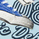 Converse Boys Stacked Shoe Graphic T-Shirt In Light Blue