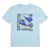 Converse Boys Stacked Shoe Graphic T-Shirt In Light Blue