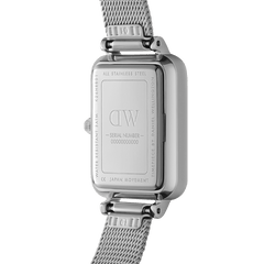 Daniel Wellington Quadro Mesh Silver White Watch