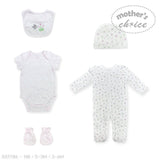 Mother's Choice 5Pc Starter Packs Butterfly/Flowers In White/Pink