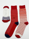 Harmont & Blaine Kit Of 3 Socks Assorted In Red