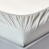 Egyptian Cotton T400 Extra Depth Fitted Sheet In Silver