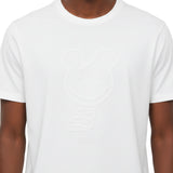Ben Sherman Mens Embossed Bear T-Shirt In White