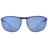 Emporio Armani Mirrored Sunglasses In Blue