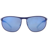 Emporio Armani Mirrored Sunglasses In Blue