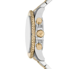 Armani Gents Silver And Gold Watch