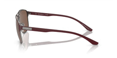 Emporio Armani Mens Bronze Sunglasses In Maroon