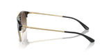 Emporio Armani Unisex Sunglasses In White Gold