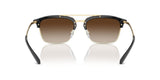 Emporio Armani Unisex Sunglasses In White Gold