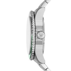 Emporio Armani Men`s GMT Dual Time Stainless Steel Watch