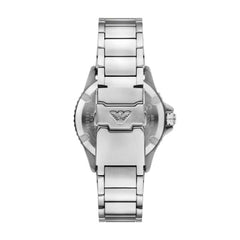 Emporio Armani Men's World Explorer Three-Hand Date, Stainless Steel Watch