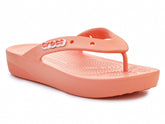 Crocs Classic Platform Flip In Papaya