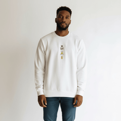 Enrico Coveri Mens 12 Sweatshirt In White