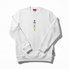 Enrico Coveri Mens 12 Sweatshirt In White