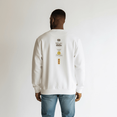 Enrico Coveri Mens 12 Sweatshirt In White