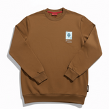 Enrico Coveri Mens 4 Sweatshirt In Camel
