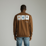 Enrico Coveri Mens 4 Sweatshirt In Camel