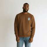 Enrico Coveri Mens 4 Sweatshirt In Camel