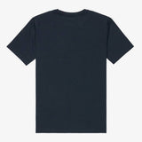 Quiksilver Boys Youth Type Line T-Shirt In Dark Navy