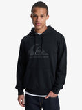 Quiksilver Mens Fleece Top Logo Hoodie In Black