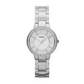 Fossil womans Virginia Silver watch