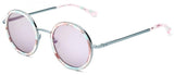 Etnia Barcelona Miramar Sunglasses For Women In Light Pink & Blue