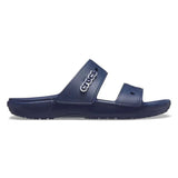 Crocs Mens Classic Two Strap Sandal In Navy