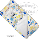 Mother's Choice Unisex Kiddies Pillow & Blanket In Blue Elephant
