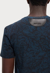 Just Cavalli Mens Stretch T-Shirt In Navy
