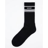 Soviet Ember 2 Pack Long Tennis Socks In Black