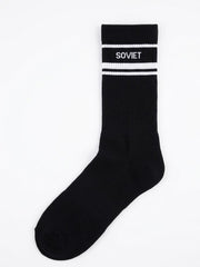 Soviet Ember 2 Pack Long Tennis Socks In Black