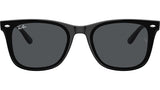 Ray-Ban Unisex Classic Black Square Sunglasses In Black