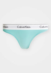 Calvin Klein Womens Thong In Turquoise
