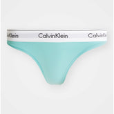Calvin Klein Womens Thong In Turquoise