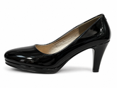 Pierre Cardinn Womens Liane 4 Patent Heels In Black