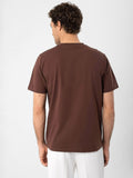 Antioch Mens Plain T-Shirt In Dark Brown
