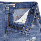 Levis Girlfriend Shorty Shorts In Indigo