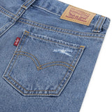 Levi's Girlfriend Shorty Shorts In Indigo