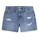 Levi's Girlfriend Shorty Shorts In Indigo
