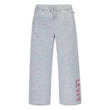 Levis Girls Wide Leg Fleece Pants In Grey