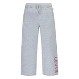 Levi's Girls Wide Leg Fleece Pants In Grey