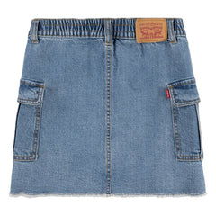 Levis Girls Cargo Skirt In Blue