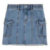 Levi's Girls Cargo Skirt In Blue