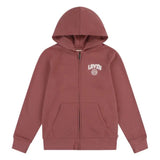 Levis Boys Solid Full Zip Hoodie In Roan Rouge