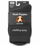 Hush Puppies Mens Combed Cotton Socks In Charcoal
