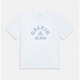 Calvin Klein Girls Varsity Graphic T-Shirt In White