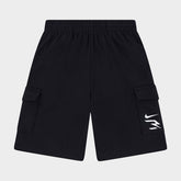 Nike Boys French Terry Cargo Short In Black
