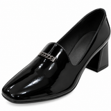 Ora F20 Ladies Block Heels In Black
